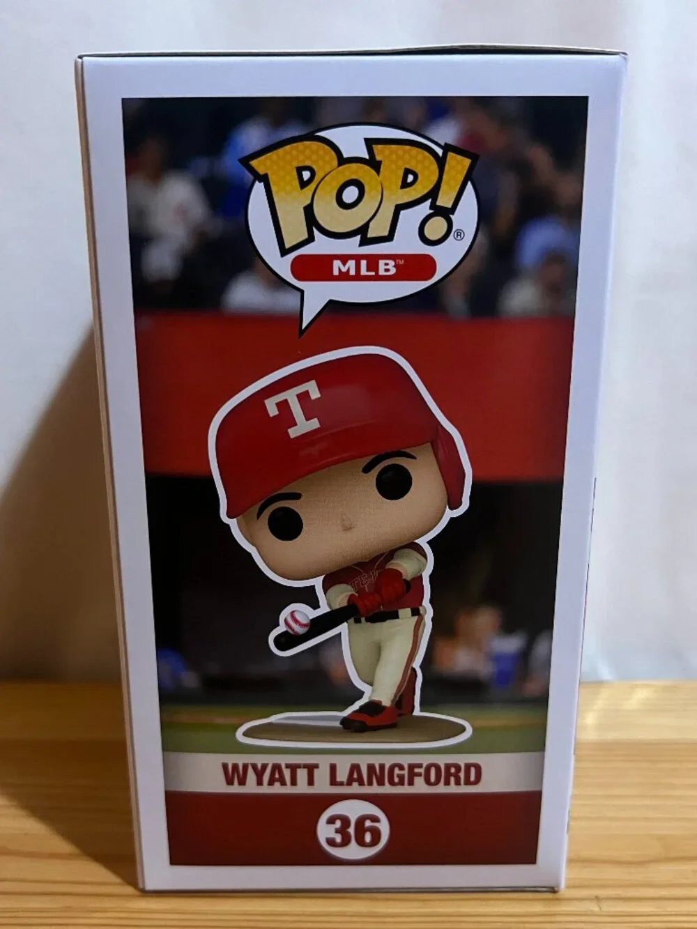 TEXAS RANGERS WYATT LANGFORD CITY CONNECT THEME FUNKO POP 7-24-26 BRAND NEW